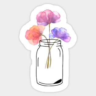 Flower Jar 1 Sticker